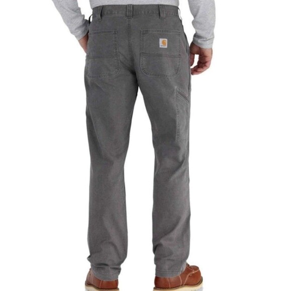 Carhartt Gray Rugged Flex Rigby Relaxed Fit Pant Pants Men's Size 40 x 34 - Picture 3 of 12